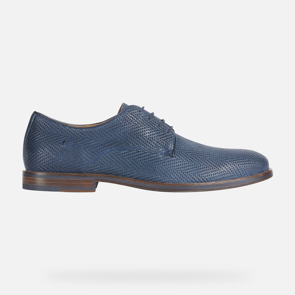 Sapatos Casuais Geox Homem Azul Marinho - Bayle - ICWZQ0573